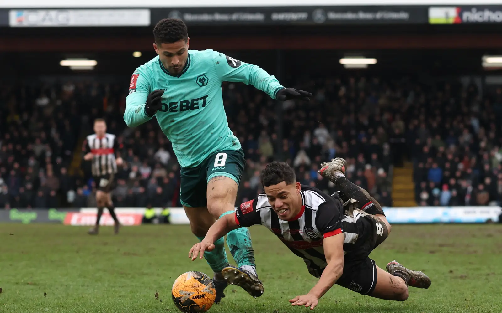 Bueno Goal Sends Wolves Past Grimsby in FA Cup Battle